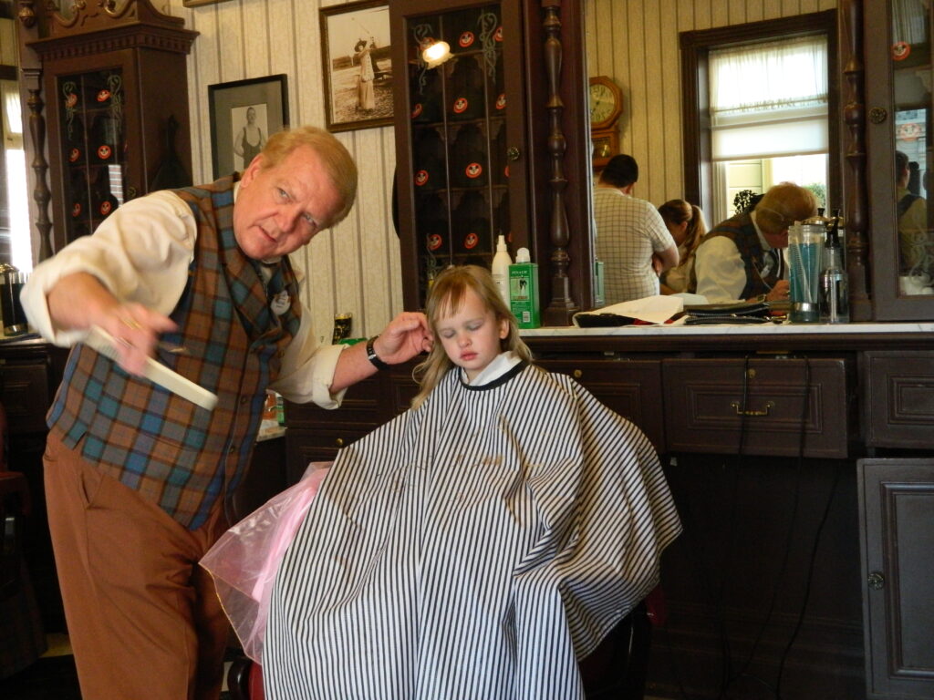 main street barber shop disney