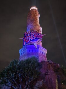 Islands of Adventure at Night