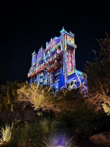 Tower of Terror at Night