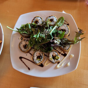 Mythos Shrimp Sushi Katsu Roll
